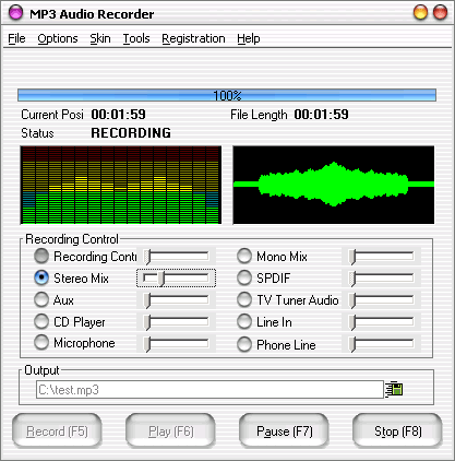 MP3 Audio Recorder 12.10 full